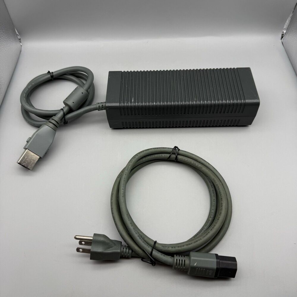 Microsoft Xbox 360 Power Supply Brick AC Adapter DPSN-186CB A (Read)